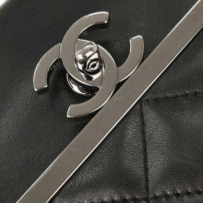 Chanel 2006-2008 Black Lambskin Shoulder Bag