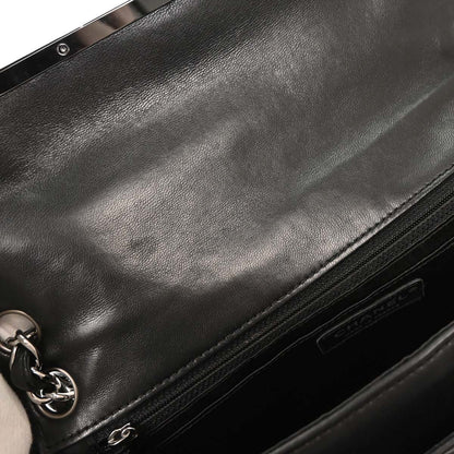 Chanel 2006-2008 Black Lambskin Shoulder Bag