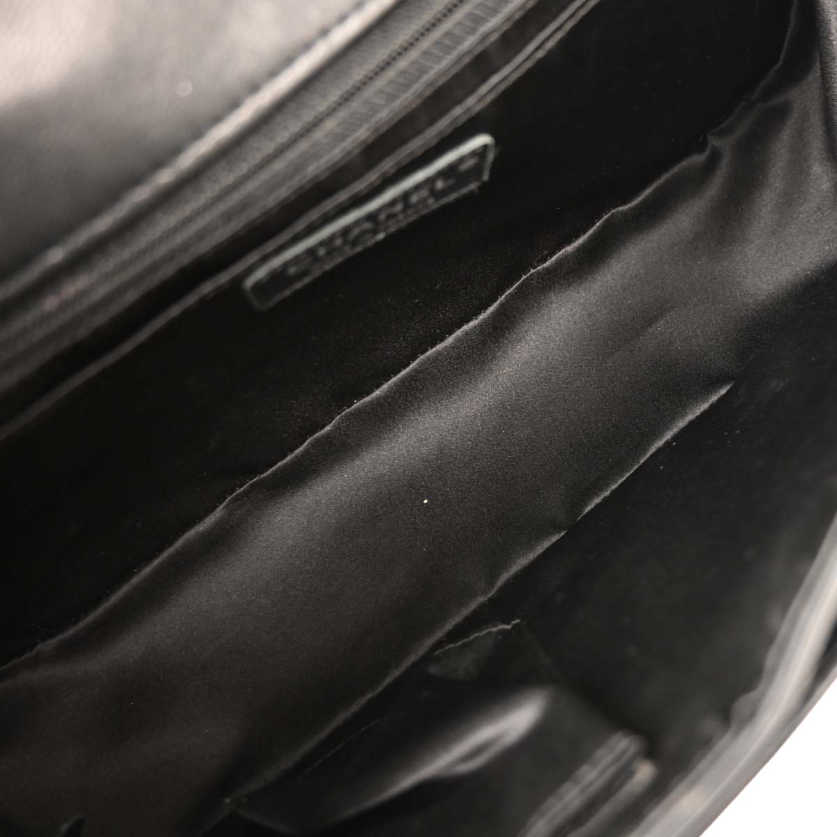 Chanel 2006-2008 Black Lambskin Shoulder Bag