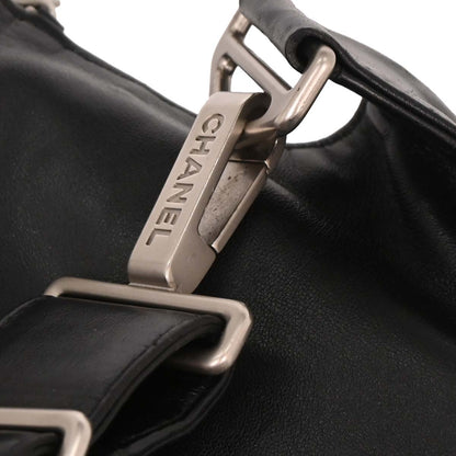 Chanel Black Lambskin Body Bag