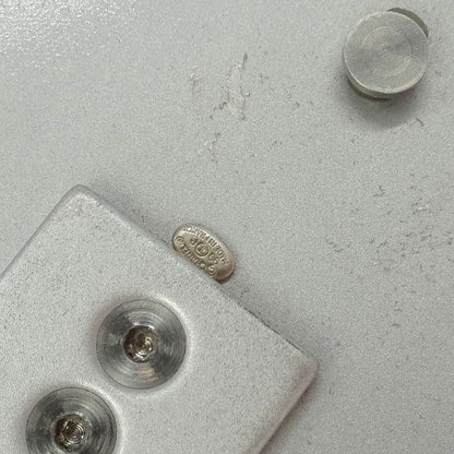 Chanel Medallion Silver Belt 99P Small Good