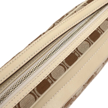 Salvatore Ferragamo Beige Canvas Handbag