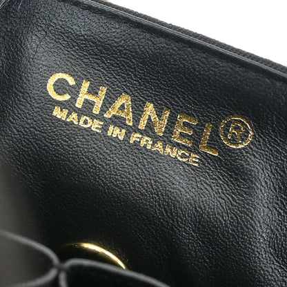 Chanel 2000-2002 Black Canvas COCO East West Choco Bar Shoulder Bag