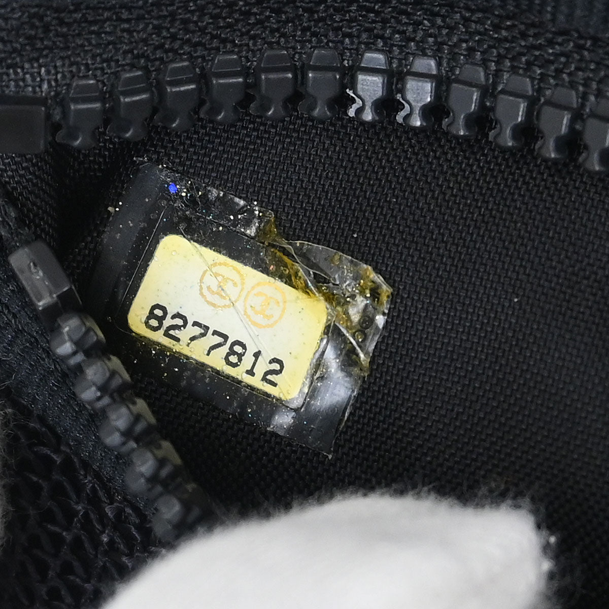 Chanel 2003-2004 White Nylon Travel Line Shoulder Bag