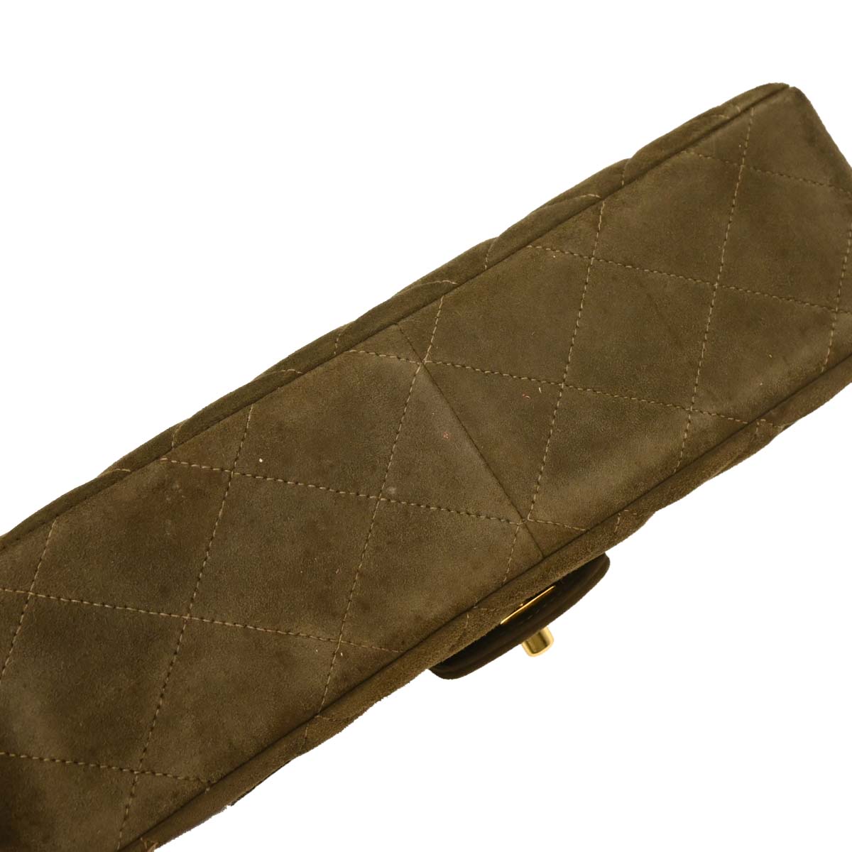 Chanel 1994-1996 Brown Suede Shoulder Bag