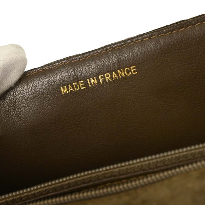 Chanel 1994-1996 Brown Suede Shoulder Bag