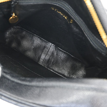 Chanel 1996-1997 Black Caviar Camera Bag