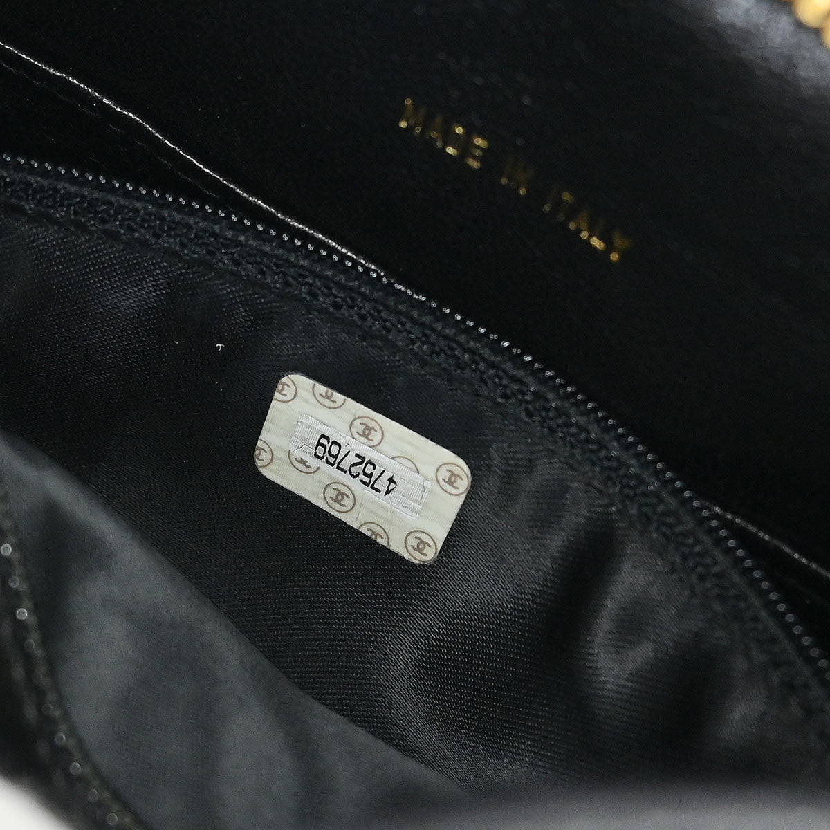 Chanel 1996-1997 Black Caviar Camera Bag