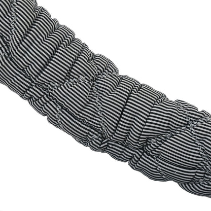 Chanel 2009-2010 Black Nylon Bubble Quilt Handbag