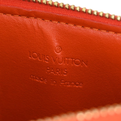 Louis Vuitton Orange Vernis Flower Lexington Handbag M92247