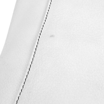 Christian Dior 2002 White Leather Saddle Handbag