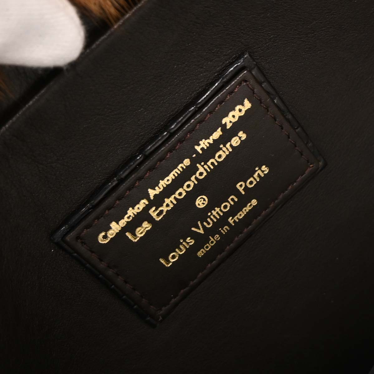 Louis Vuitton * Monogram Mink Alligator Fabuleux Extraordinaires Handbag M92700