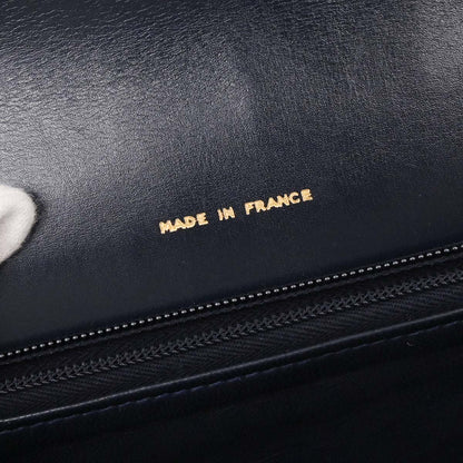 Celine Navy Leather Handbag