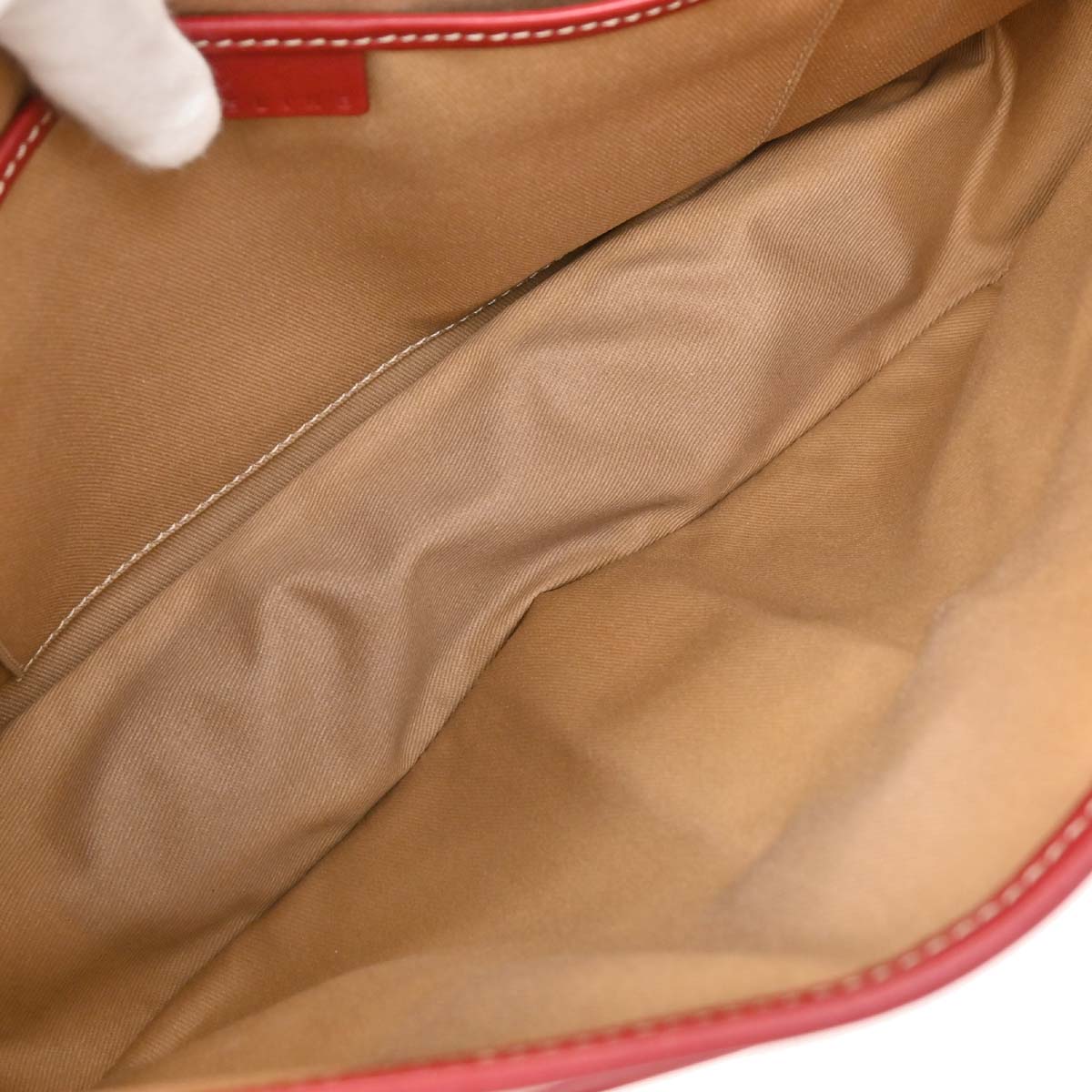 Celine Beige PVC Macadam Shoulder Bag