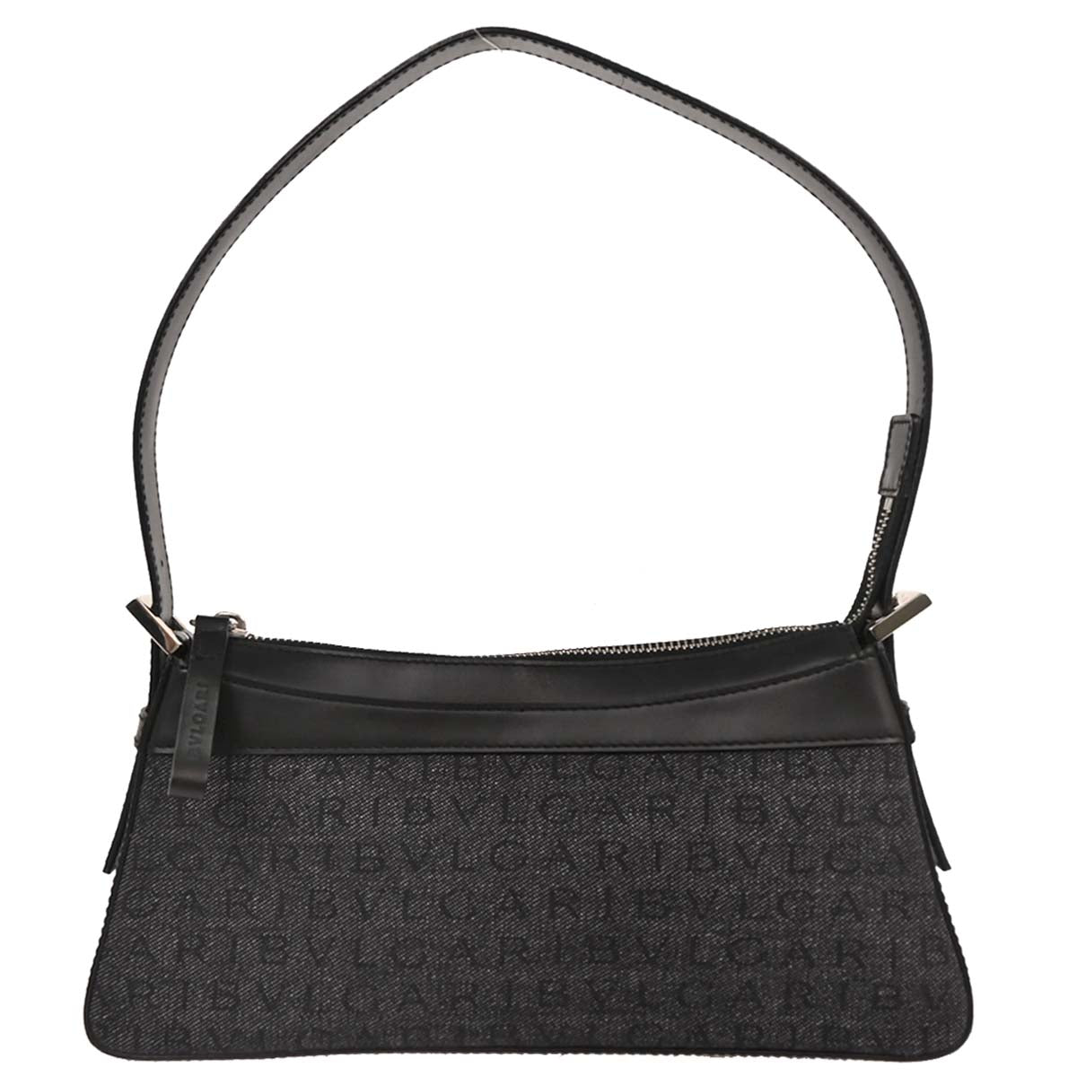 Bvlgari Black Canvas Logomania Handbag