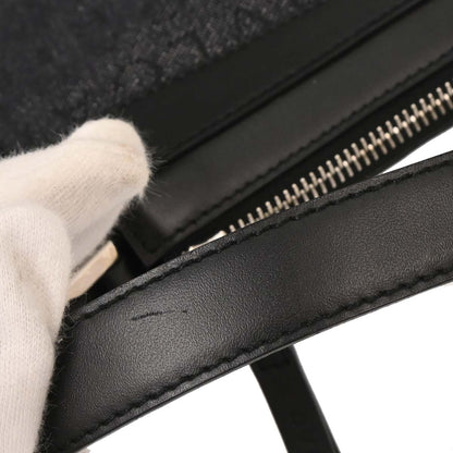 Bvlgari Black Canvas Logomania Handbag