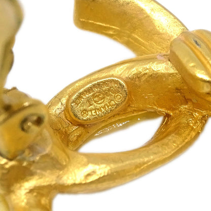 Chanel Gold CC Earrings Clip-On 00T