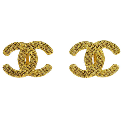 Chanel Gold CC Earrings Clip-On 2878/29