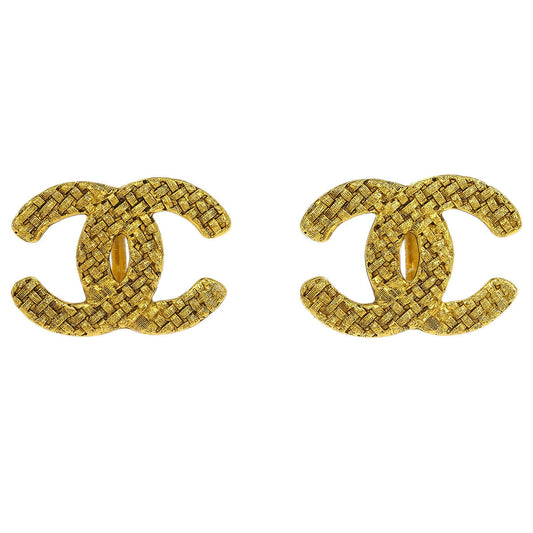Chanel Gold CC Earrings Clip-On 2878/29
