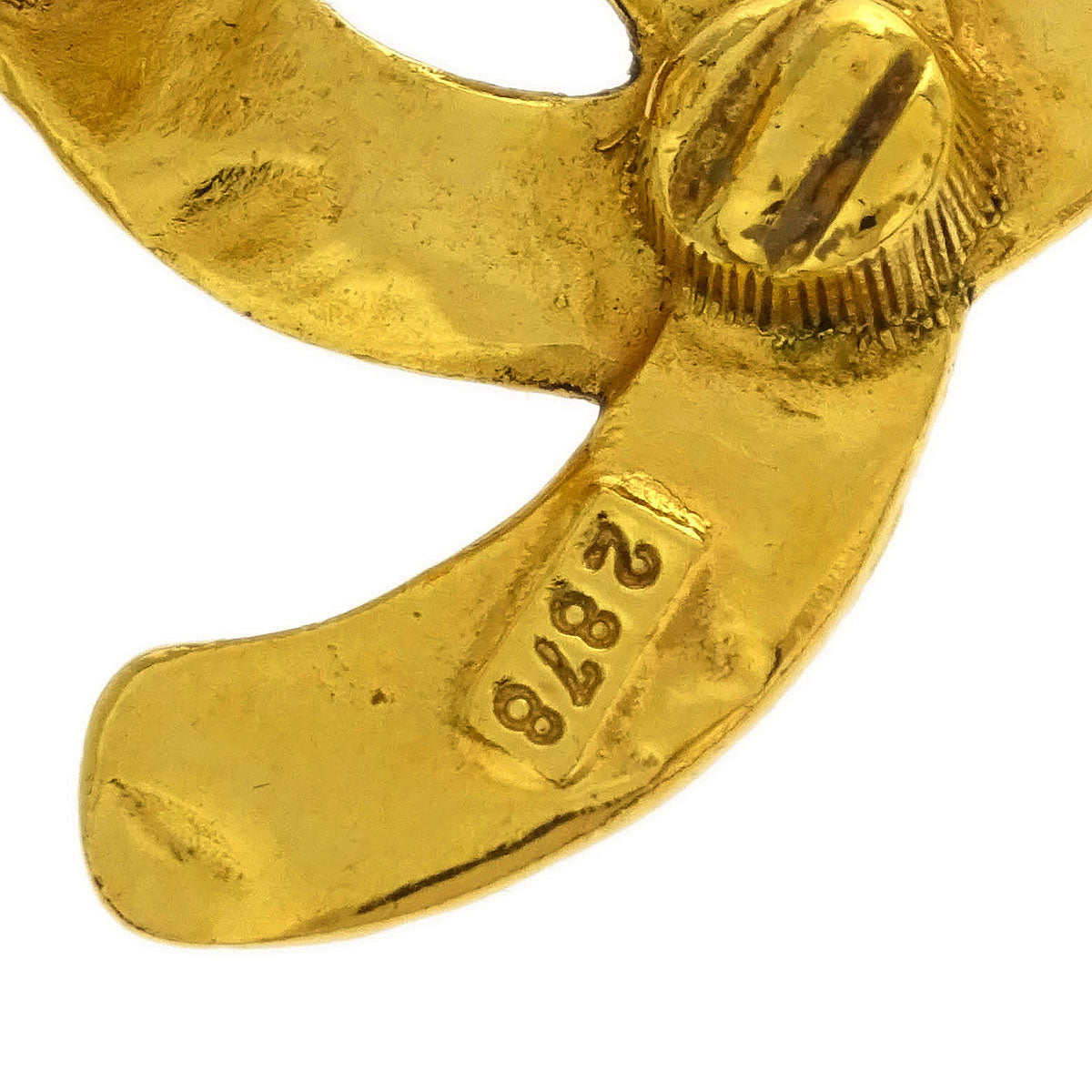 Chanel Gold CC Earrings Clip-On 2878/29