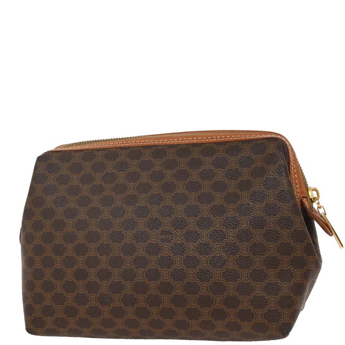 Celine Brown PVC Macadam Pouch