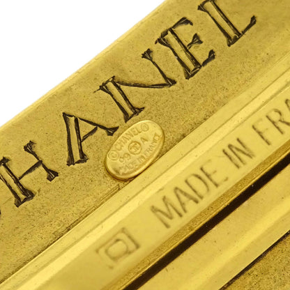 Chanel Hair Clip Barrette Hair Accessories Gold 99A