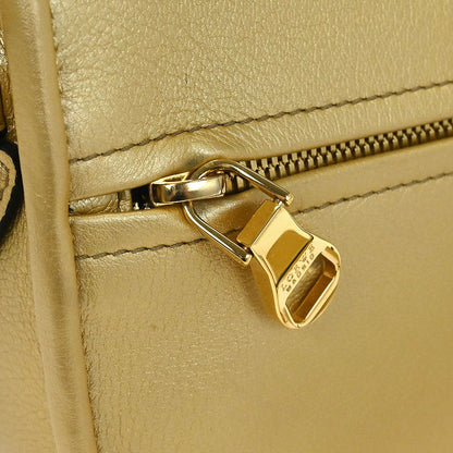 Loewe * Gold Leather Heritage Shoulder Bag