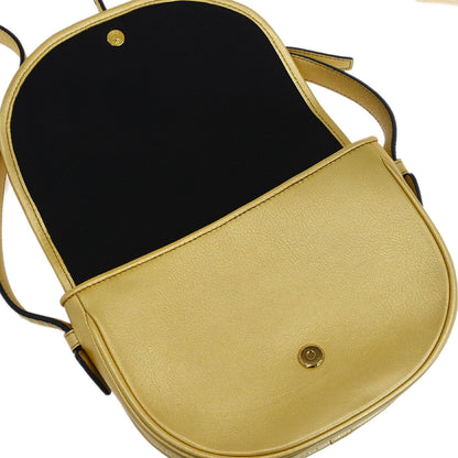 Loewe * Gold Leather Heritage Shoulder Bag