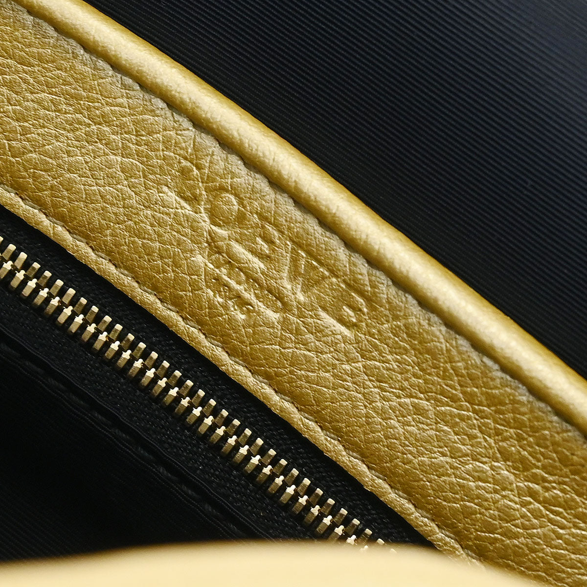 Loewe * Gold Leather Heritage Shoulder Bag