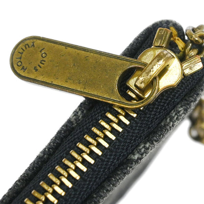 Louis Vuitton Monogram Denim Pochette Cles Coin Wallet M95616