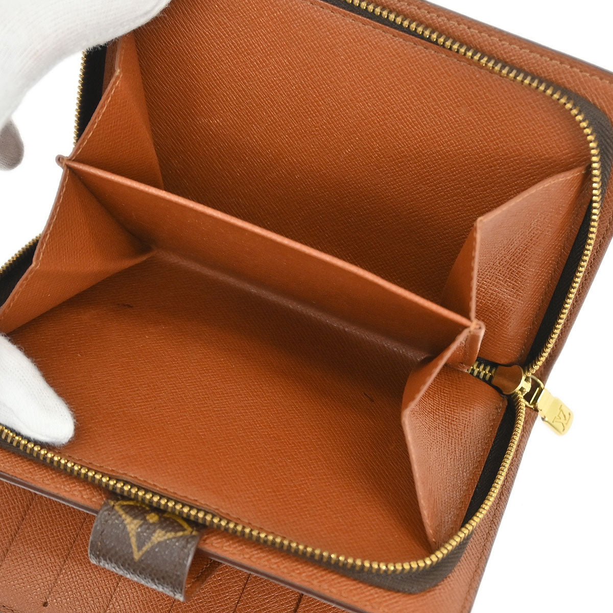 Louis Vuitton Monogram Porte Papier Wallet M61207