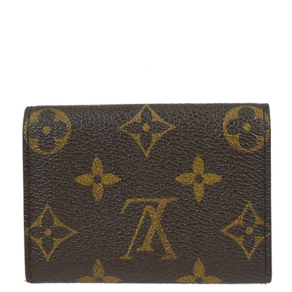 Louis Vuitton Monogram Porte Monnaie Plat Coin Case Wallet M61930