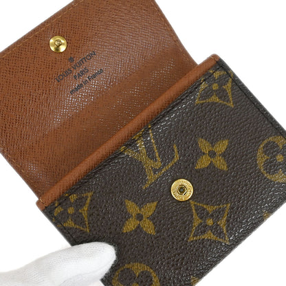Louis Vuitton Monogram Porte Monnaie Plat Coin Case Wallet M61930