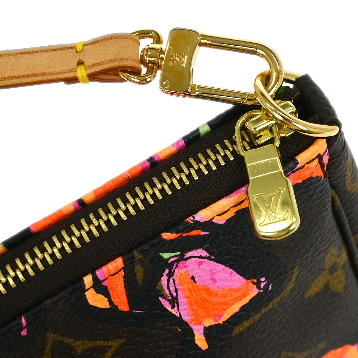 Louis Vuitton Monogram Rose Pochette Accessoires Handbag M48615