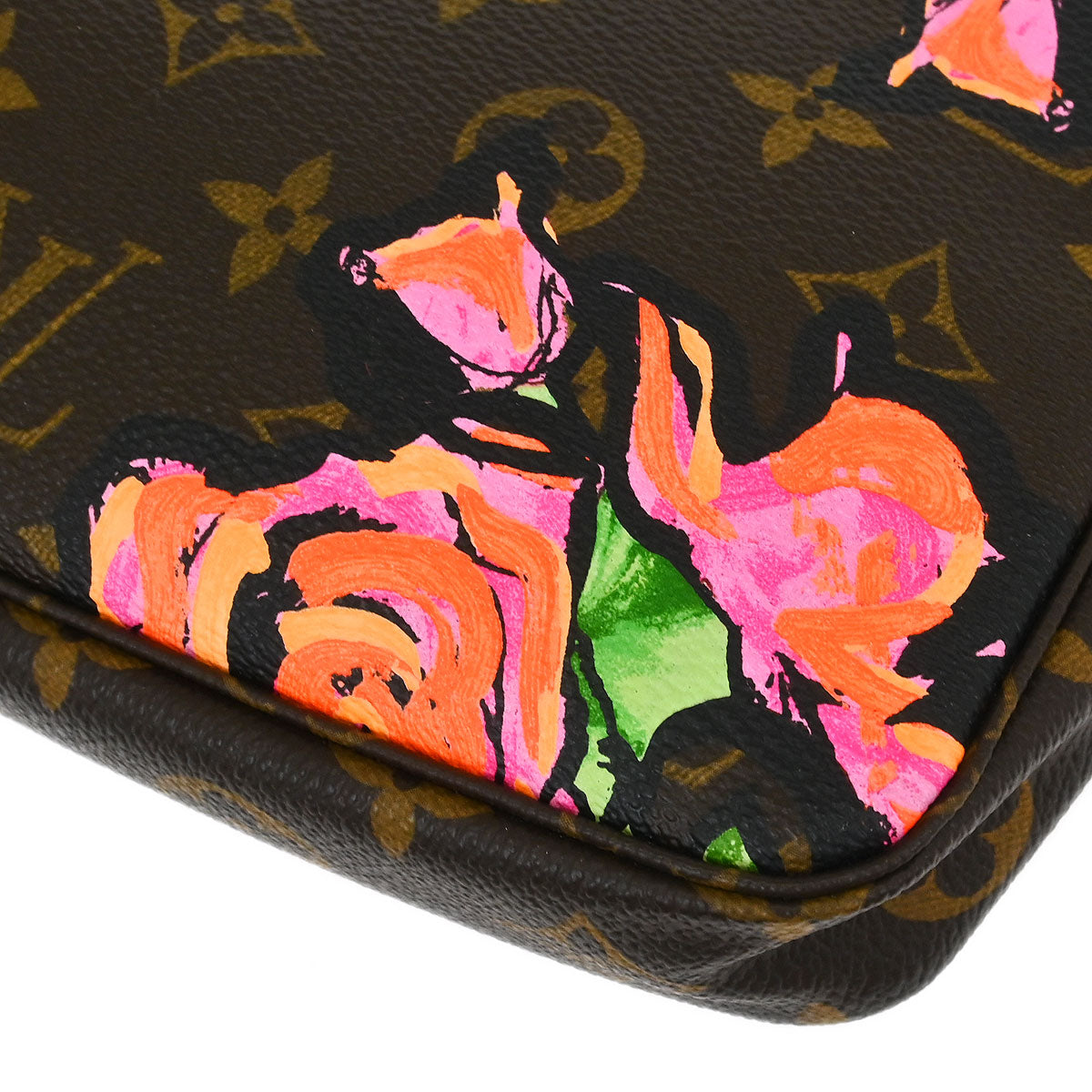 Louis Vuitton Monogram Rose Pochette Accessoires Handbag M48615