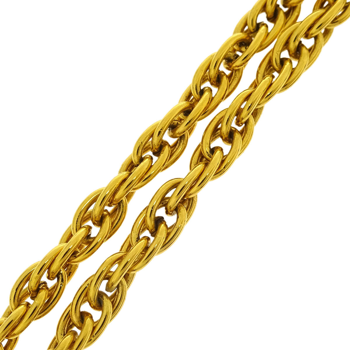 Chanel Gold CC Chain Pendant Necklace