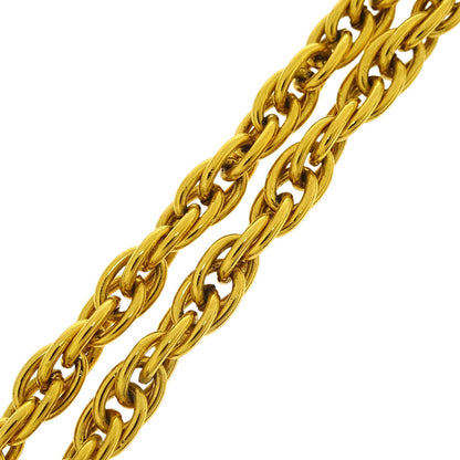 Chanel Gold CC Chain Pendant Necklace