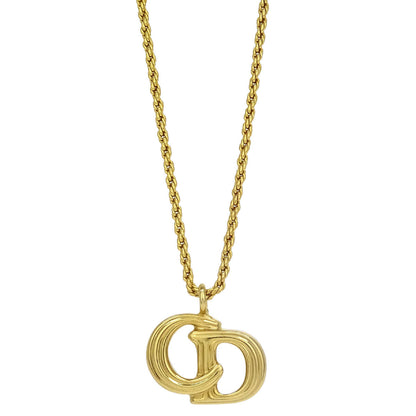 Christian Dior Necklace Pendant Gold