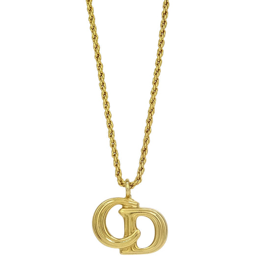 Christian Dior Necklace Pendant Gold