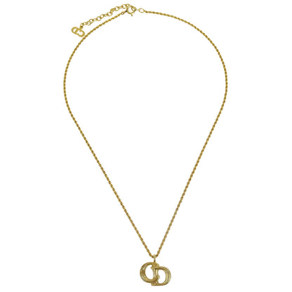 Christian Dior Necklace Pendant Gold