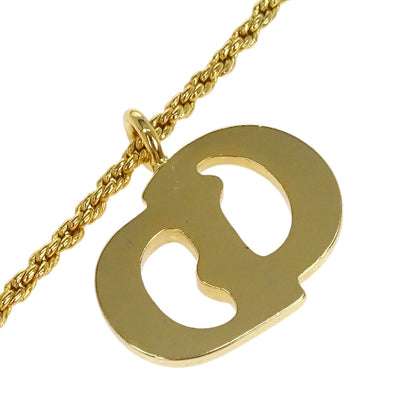 Christian Dior Necklace Pendant Gold