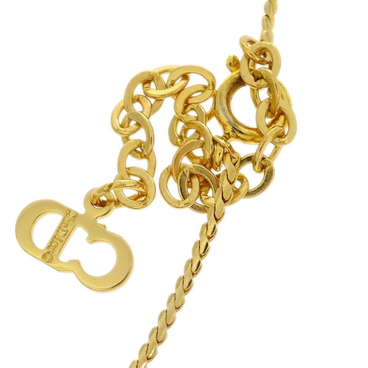 Christian Dior Necklace Pendant Gold