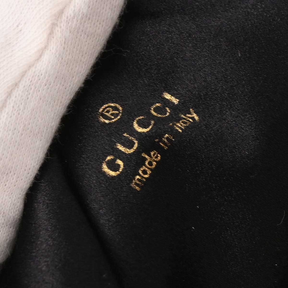 Gucci Black Gray Beaded Handbag