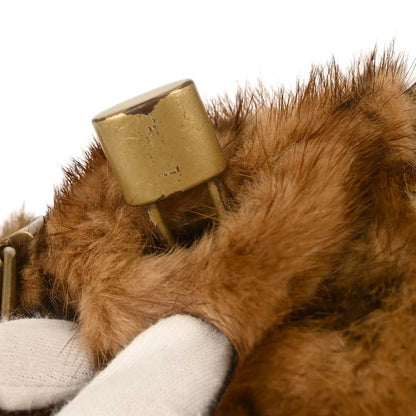 Louis Vuitton * 2004 Monogram Mink Crocodile Mini Papillon Handbag M92703