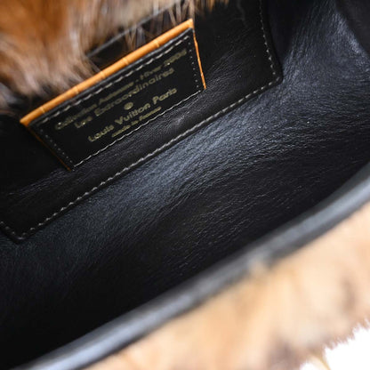 Louis Vuitton * 2004 Monogram Mink Crocodile Mini Papillon Handbag M92703