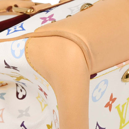 Louis Vuitton White Multicolor Beverly GM Handbag M40201