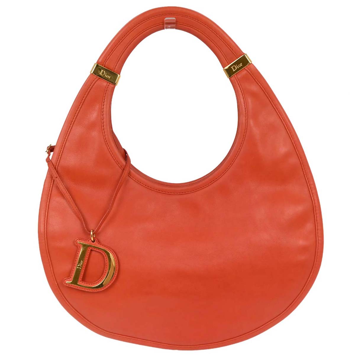 Christian Dior 2008 Red Diorita Hobo Bag