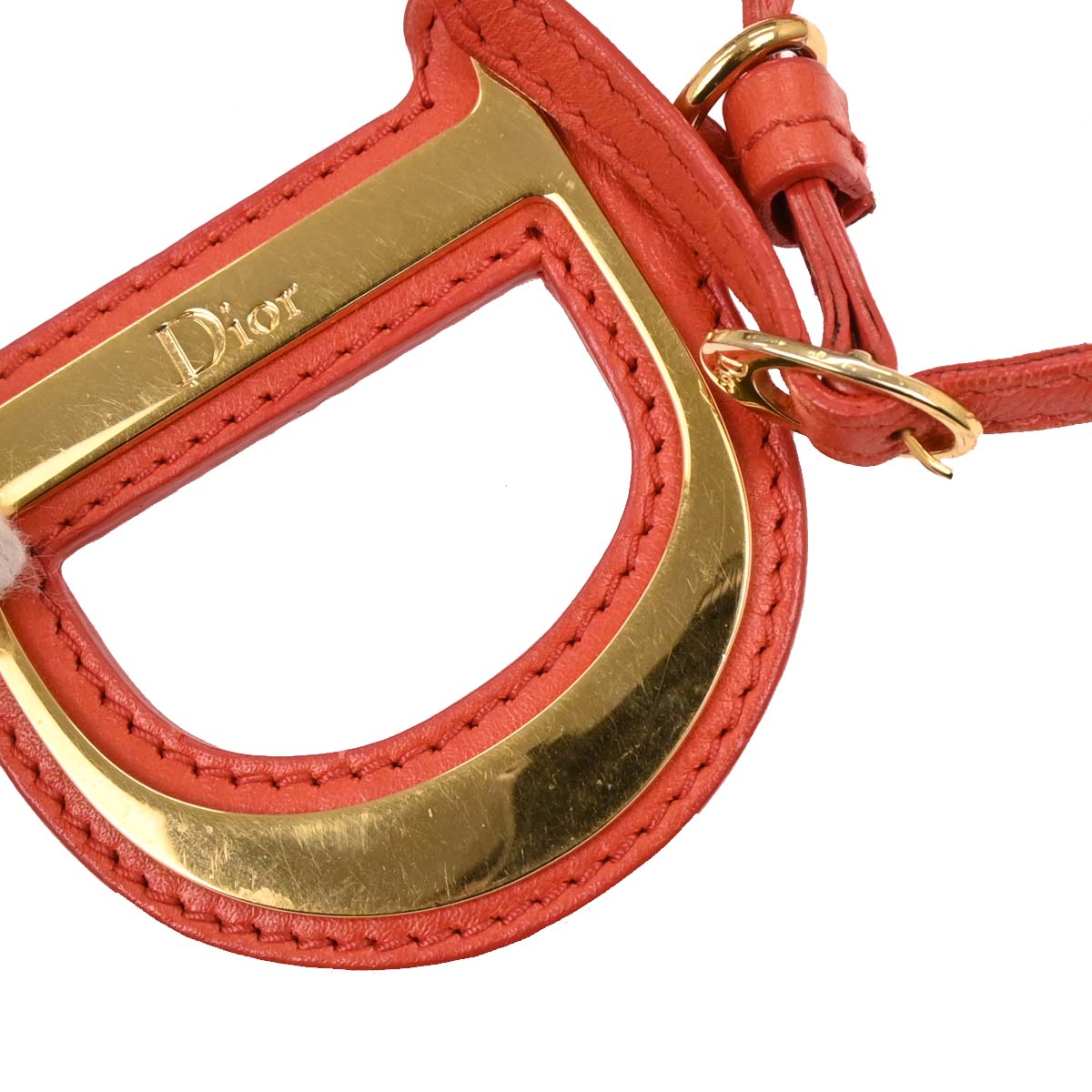 Christian Dior 2008 Red Diorita Hobo Bag