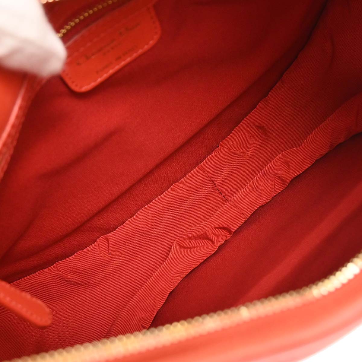 Christian Dior 2008 Red Diorita Hobo Bag