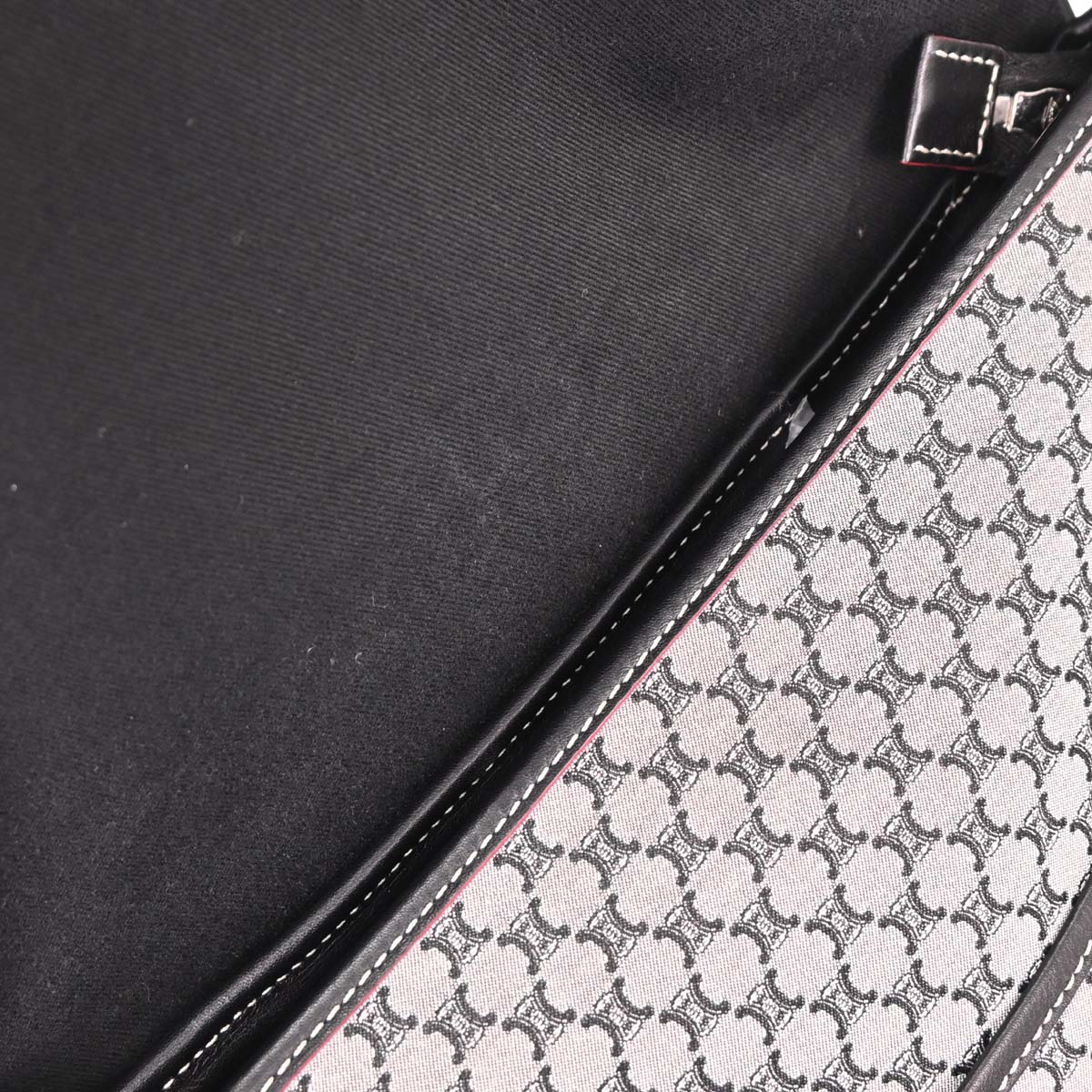 Celine * Gray Macadam Messenger Bag